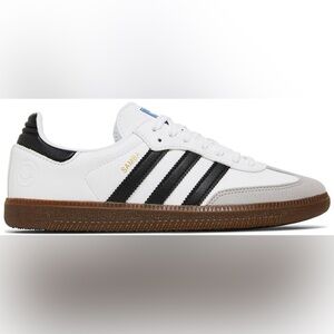 Adidas Vegan Samba White and Black Sneakers size 6 FW2427